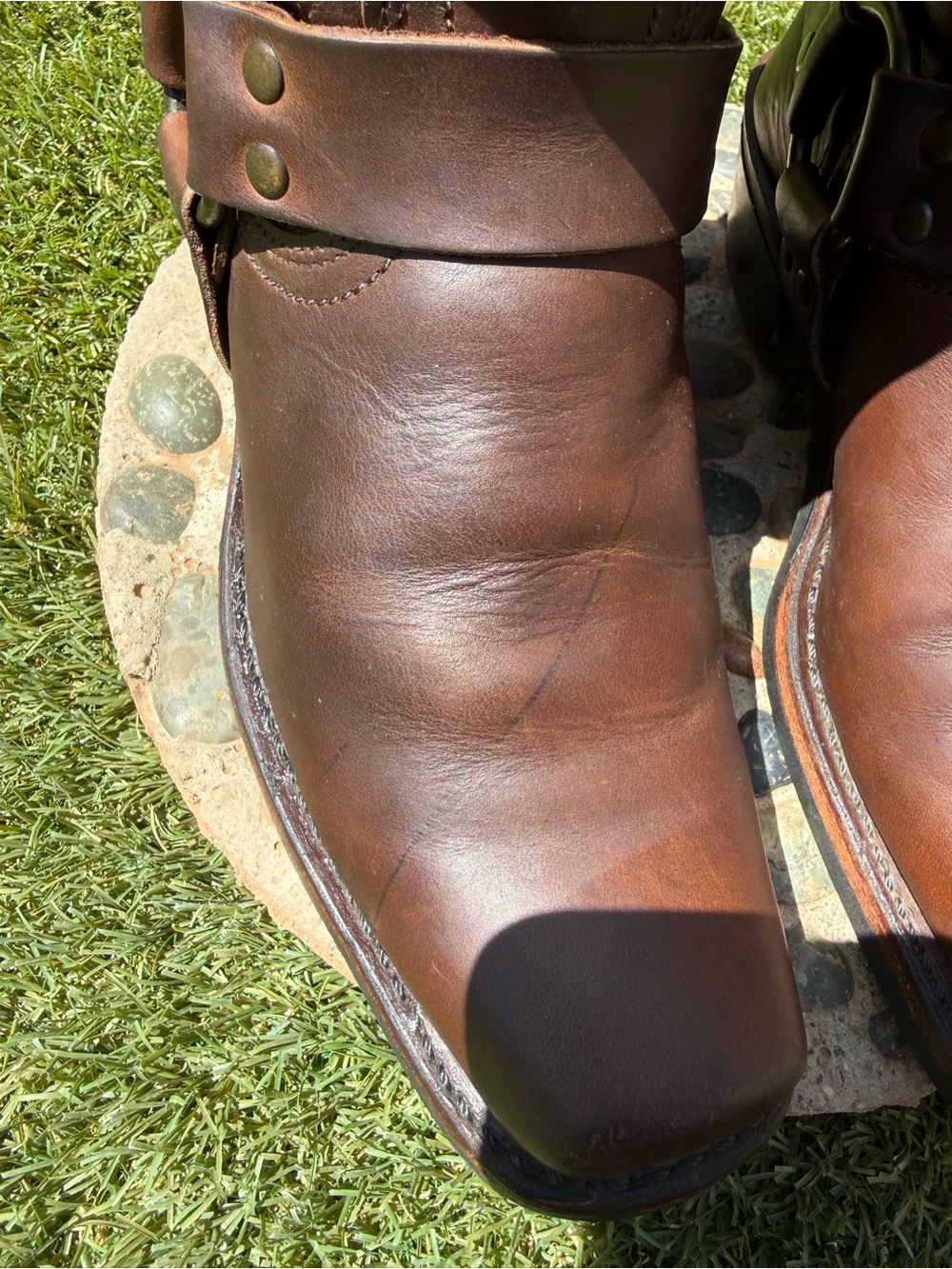 Frye Harness Leather Boots - Picture 5 of 10